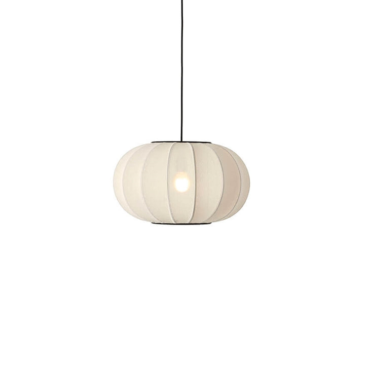 Knit-Wit ø45 oval pendel, pearl hvid