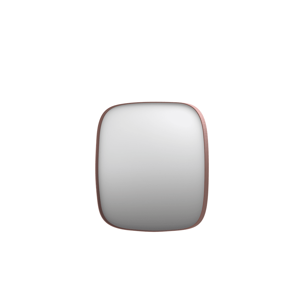 SP29 superellipse spejl i ramme - 50x4x100 - børstet kobber