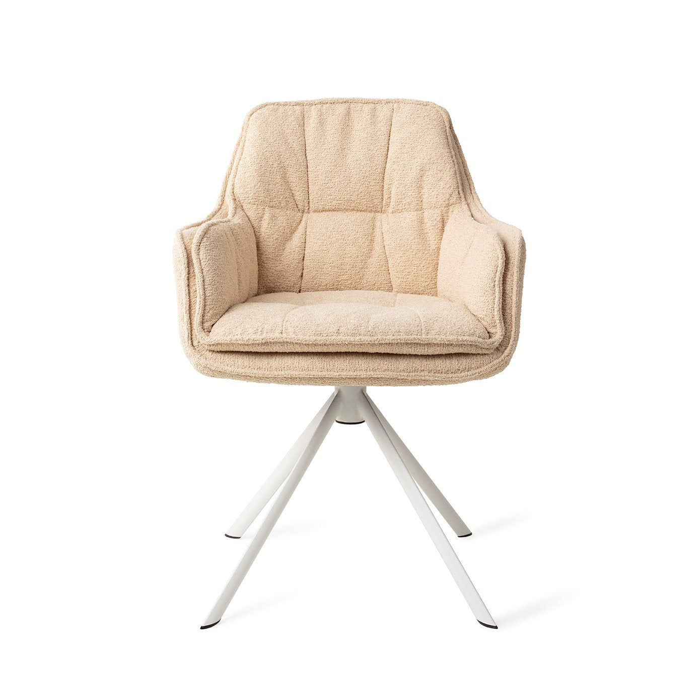 Akune Dining Chair Frou Frou - Revolve / White (Metal)