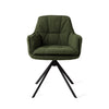 Akune Dining Chair Evergreen - Revolve / Black (Metal)