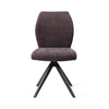 Ikata Dining Chair Almost Black - Cross / Gold (Metal)