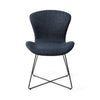 Moji Dining Chair Mystic Marine - Cross / Black (Metal)