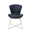 Moji Dining Chair Mystic Marine - Cross / Steel (Metal)