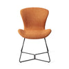 Moji Dining Chair Flax And Hay - Beehive / Black (Metal)
