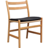 Hynde til Hans J. Wegner CH47 i - sort løder