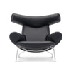 WEGNER OXCHAIR SORT LøDER