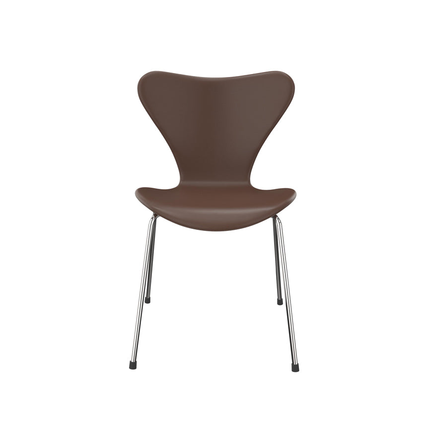 3107 STOL  BRUN LøDER