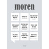 PLAKAT 'MOREN'