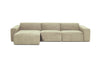 Manhattan | Stor chaiselongsofa med brede moduler