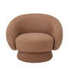 Bloomingville Ted Lounge Stol, Brun, Polyester