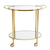 Bloomingville Fine Bar Bord, Guld, Glas