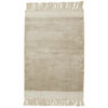 Nordal FILUCA shiny tøppe med frynser - 160x240 - beige