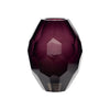 Høbsch Facet Vase Burgundy