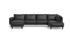 Solution 2701 sofa med chaiselong og open end