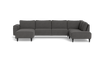 Solution 2701 sofa med chaiselong og open end