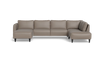 Solution 2701 sofa med chaiselong og open end