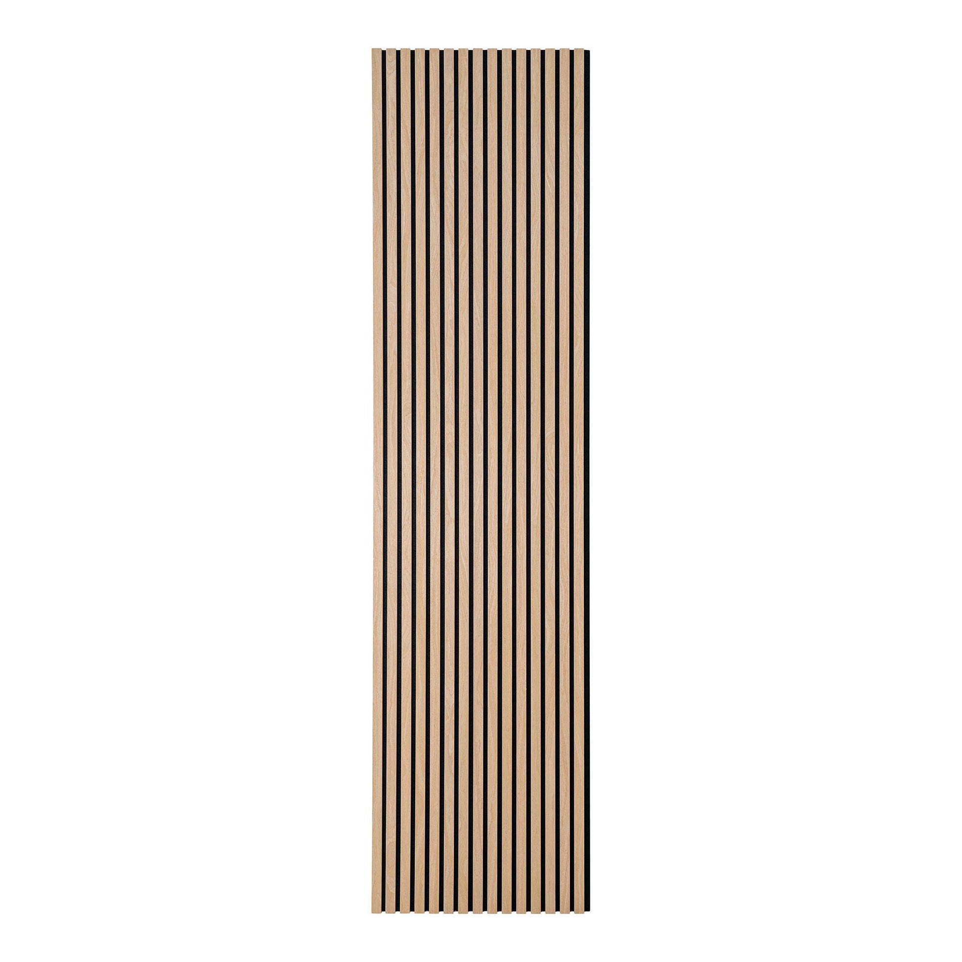 Akustikpanel - Akustikpanel, trøfiner, natur, egetrøslook 2400x600x22 mm