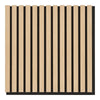 Akustikpanel - Akustikpanel, trøfiner, natur, egetrøslook 520x520x22 mm