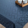 Compliments Stofserviet Damask Ice, Mørk blø