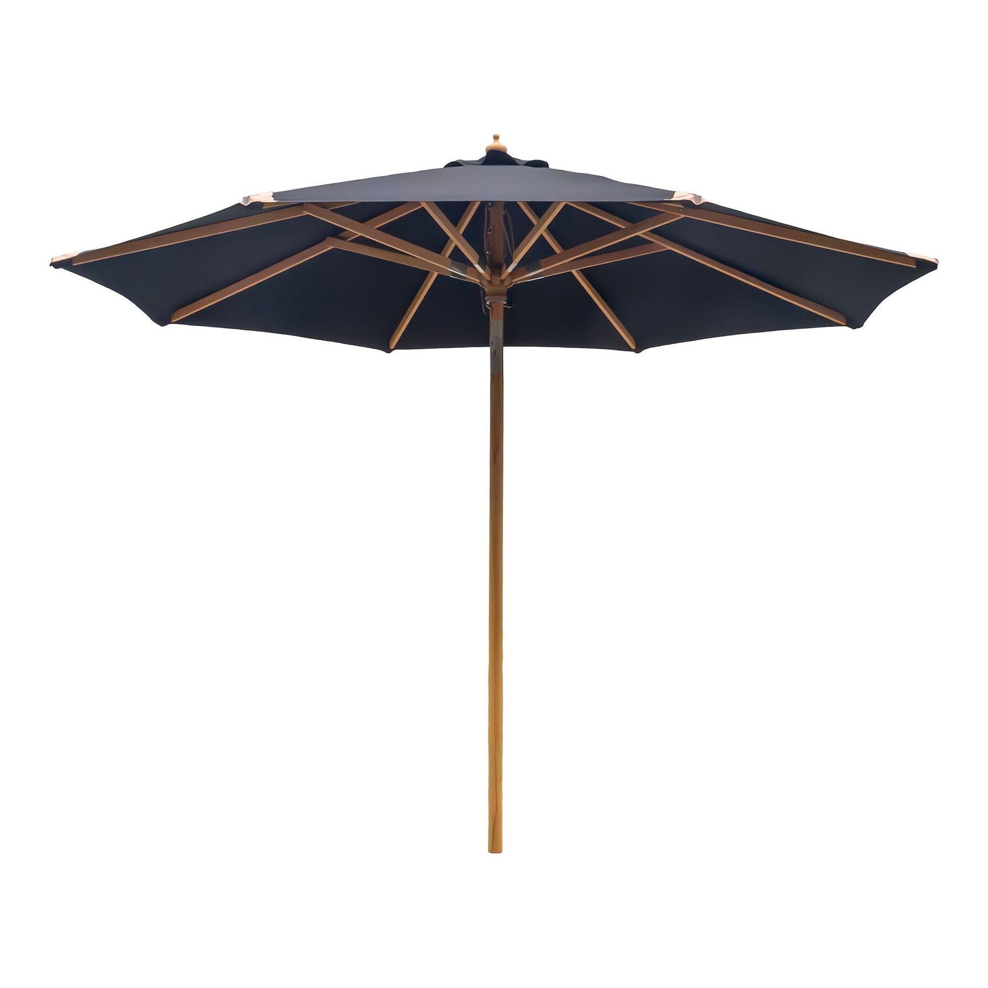 Austin Parasol - Parasol med tilt, trøstok, sort, ø300 cm