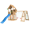 Jungle Gym - Legetørn Jungle Gym Palace 2.1 m/2-Climb Module 220 og blø rutsjebane