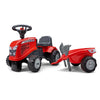 Falk - Baby Massey Ferguson ride-on traktor m. trailer 1-3 ør