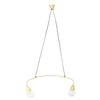 Bloomingville - Ilma Pendel, Guld, Metal L94 cm