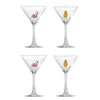 Bloomingville Misa Cocktail Glas, Multipack, Klar, Glas