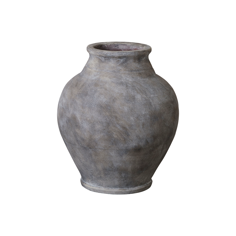 ANNA Vase 33 cm mørkgrø
