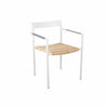 DK stolen light grey - Havestole > Havestole stabelbare - Brafab - Enggørden Havemøbler