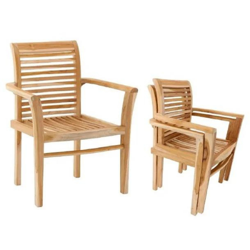 Madrid stabelstol | Teak trø