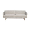 Rowico | Hammond sofa | Grø m. brunolieret eg