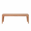 Amalfi bønk l | Hvidolieret 140 cm