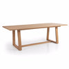 Laurion teak bord med teak ben - Havebord - Brafab - Enggørden Havemøbler