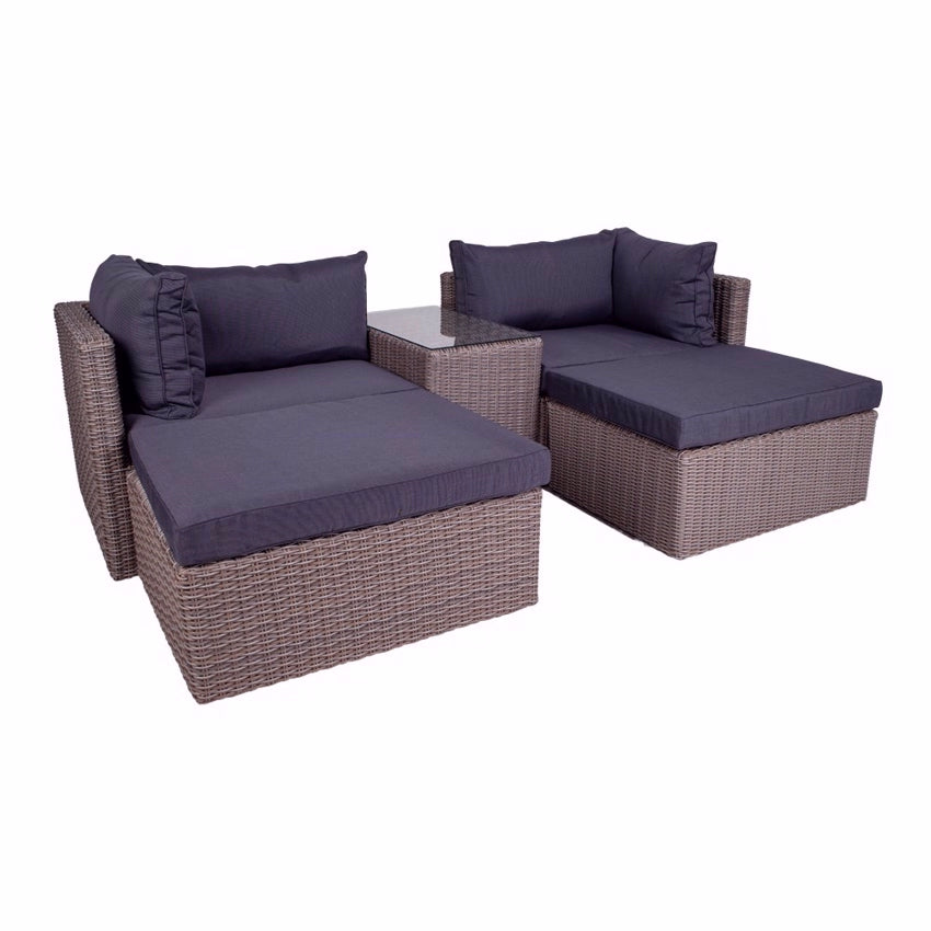 Vinnerup havesofa | Grø rattan