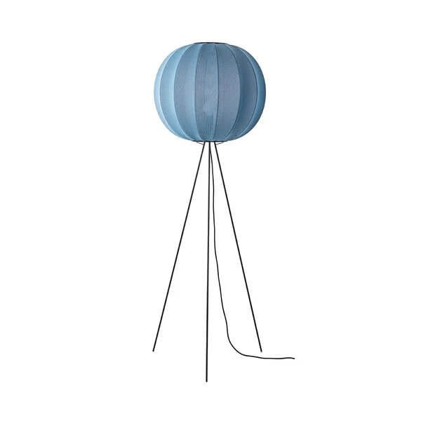 Knit-Wit ø60 gulvlampe høj, bluestone