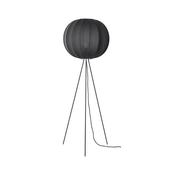 Knit-Wit ø60 gulvlampe høj, sort