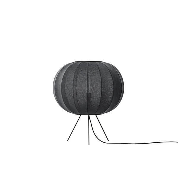 Knit-Wit ø45 gulvlampe lav, sort