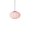Knit-Wit ø45 oval pendel LED, lys pink