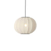 Knit-Wit ø45 rund pendel, pearl hvid