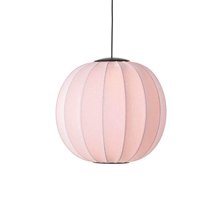 Knit-Wit ø60 rund pendel LED, lys pink