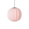 Knit-Wit ø60 rund pendel LED, lys pink