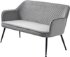 Berrie, Lounge sofa, grø, fløjl, metalben