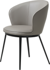 Gain, Spisebordsstol, taupe, H82x60,5x59,5 cm, kunstløder
