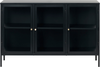 Carmel, Skønk, sort, H85x40x132 cm, metal
