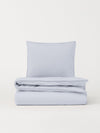 DAWN Percale sengetøj - Arctic Blue - 200x200 cm - 100% økologisk bomuld - Lysebløt