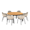 Patio Dining Table ø160 + Patio Chair no. One S2
