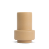 Hurricane Ceramic, Large - Soft Ochre, vase