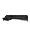 Odense u-sofa | Grø sofa med chaiselong
