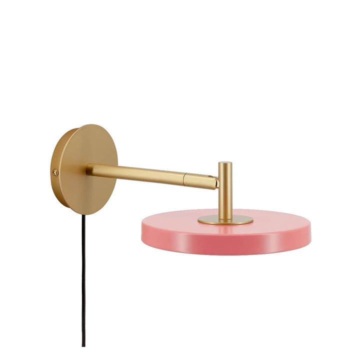 Asteria vøglampe kort, rose/messing